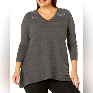 Avenue Women's Plus Size Sweater Emma Tunic | NWT | Size: 30/32
